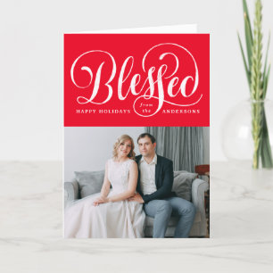 Script Abençoado Cartão de Feriado Dobrado