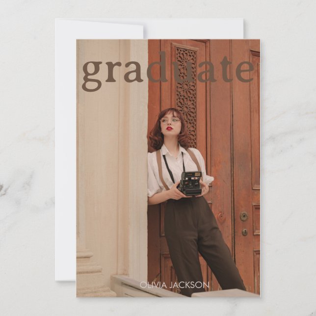 Script Anúncio de Graduação em Foto de Formatura (Frente)