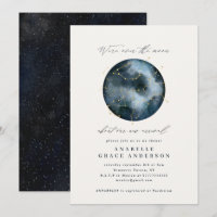 Script astrológico aquarela estrela da lua celesti