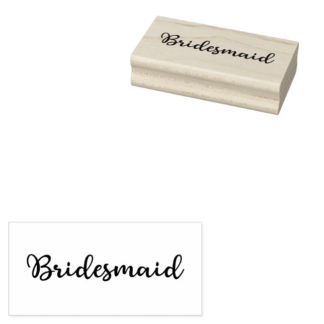 Script Bridesmaid - Carimbo (Carimbado)