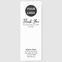 Script de Agradecimento Logotipo Empresarial Preto