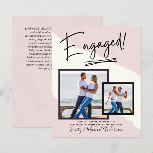 SCRIPT DE Anúncio do NOIVADO FOTO ORÇAMENTAL (Frente/Verso)