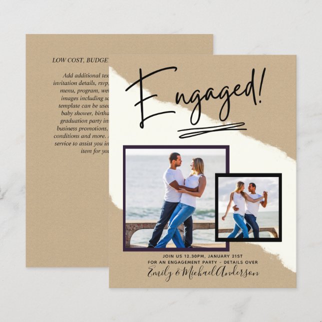 SCRIPT DE Anúncio do NOIVADO FOTO ORÇAMENTAL (Frente/Verso)