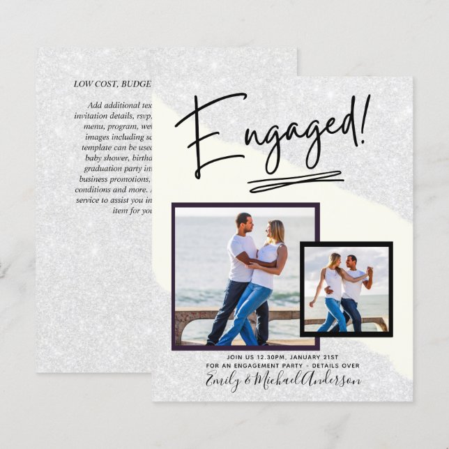 SCRIPT DE Anúncio do NOIVADO FOTO ORÇAMENTAL (Frente/Verso)