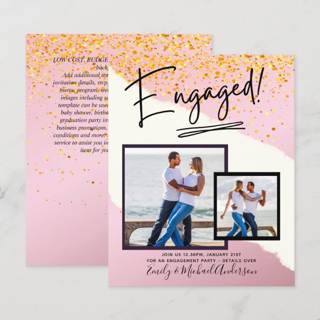 SCRIPT DE Anúncio do NOIVADO FOTO ORÇAMENTAL (Frente/Verso)