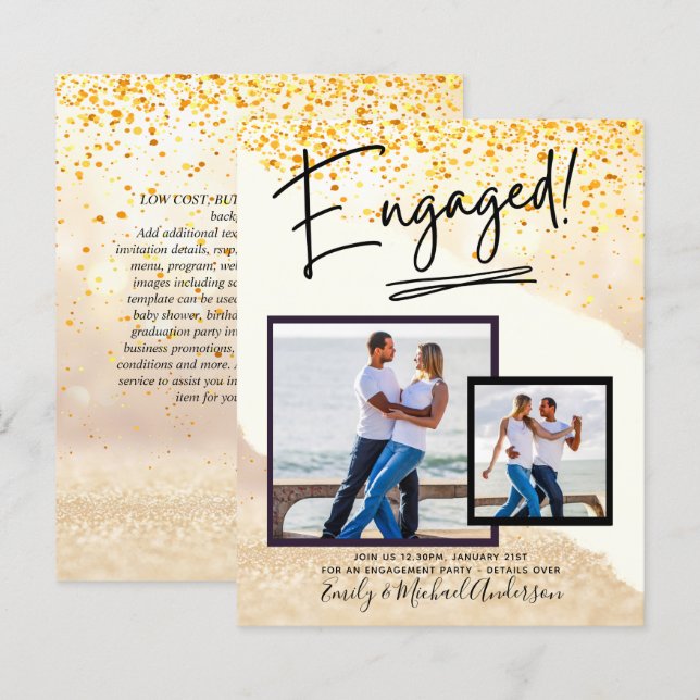 SCRIPT DE Anúncio do NOIVADO FOTO ORÇAMENTAL (Frente/Verso)