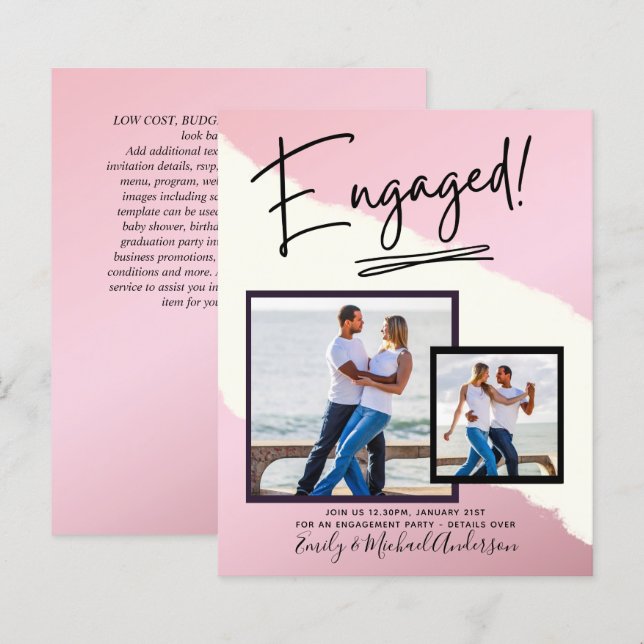 SCRIPT DE Anúncio do NOIVADO FOTO ORÇAMENTAL (Frente/Verso)