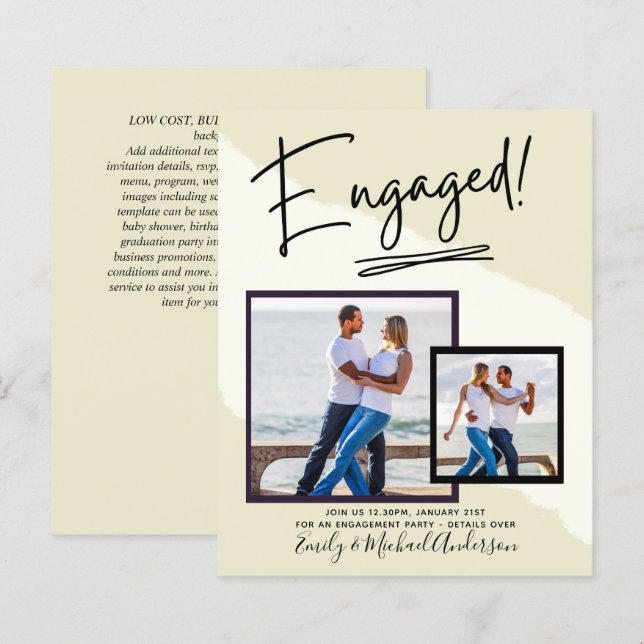 SCRIPT DE Anúncio do NOIVADO FOTO ORÇAMENTAL (Frente/Verso)