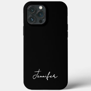Script de assinatura de nome personalizado preto m