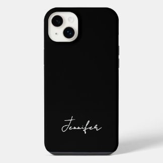 Script de assinatura de nome personalizado preto m
