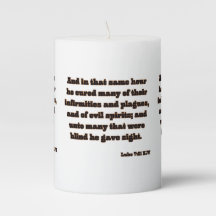 Script de Bíblia do Luke 7:21 KJV