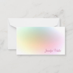 Script de Caligrafia Modelo Colorida Moderna