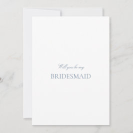 Script de Cartão de Proposta Azul e Branco Bridesm
