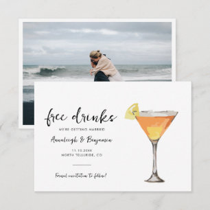 Script de Foto Moderna para Casamento Save the Dat