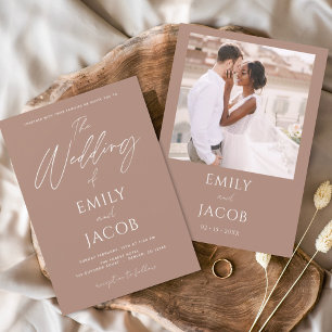 Script de Foto Terracotta de Casamento Simples de