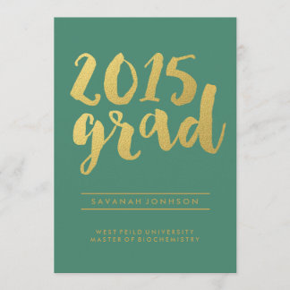 Script Dourado Chic | Anúncio do Formando 2015
