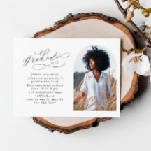 Script Elegante com Festa de formatura de Arch de 