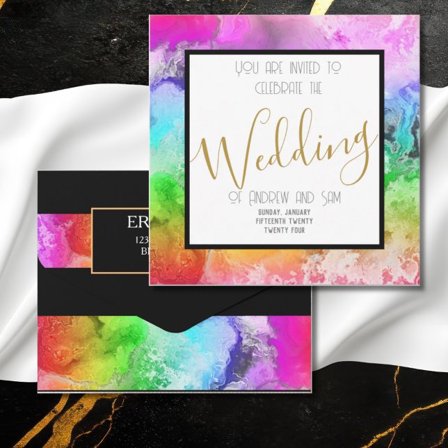Script Elegante Minimalista do Rainbow Ink Black (Criador carregado)