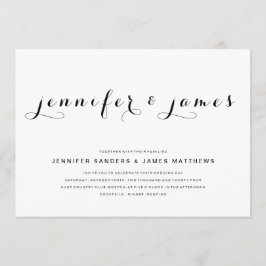 Script Elegante Simples | Convite para casamento m