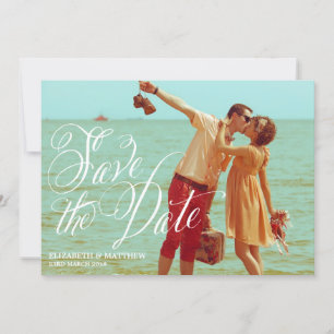 Script Fancy   Anúncio de Save the Date com Foto