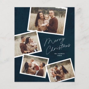 Script Feliz Natal 4 Foto Cartão de Férias Orçamen