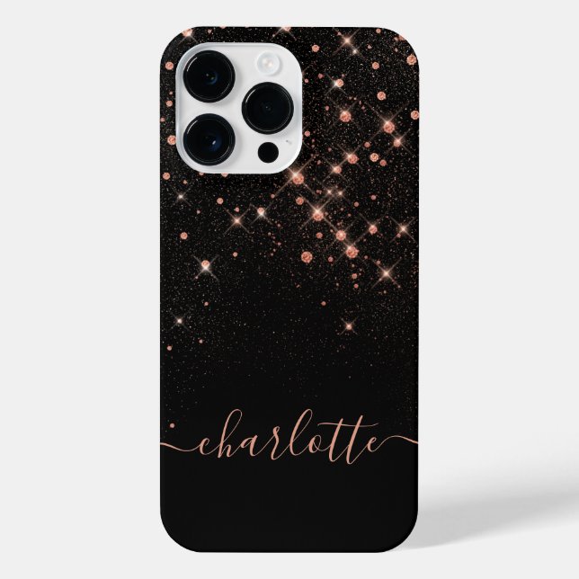 Script Glamoroso Elegante Glitter Glitter Dourado (Verso)