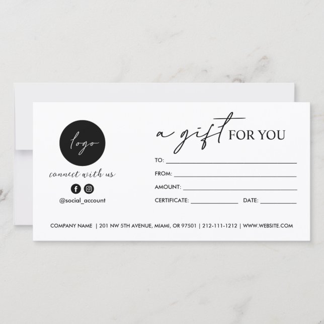 Script moderno de um presente para você fazer o ÍC (Frente)