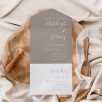 Script Moderno Minimalista Casamento Bege