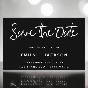 Script Preto de Orçamento Simples Elegante Salvar