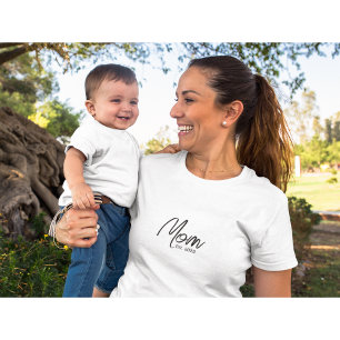 Script Preto Estabelecido para Camiseta Mãe