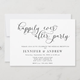 Script Simples | Convite para Casamento de Recepçã