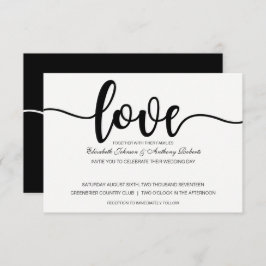 Script Simples de Amor | Convites para Casamento M
