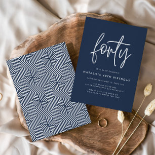 Script simples de na moda aniversário de 40 anos 