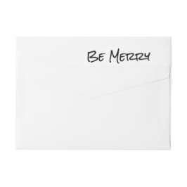 Script Simples Preto Ser Etiquetas de Feriado de F