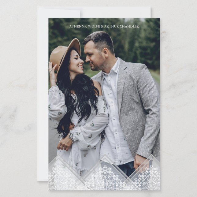 Script Whimsical de Efeito de Lace de Tendência de (Frente)