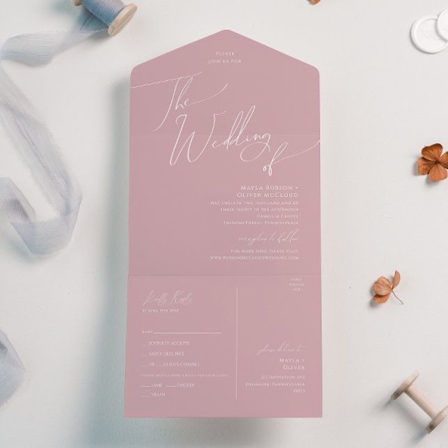 Script Whimsical | Rosa de Casamento de Selo e Env (Criador carregado)