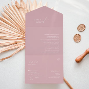 Script Whimsical Selo de Rosa Dusty e Envio