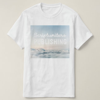 Scriptwriters que publicam o t-shirt branco da