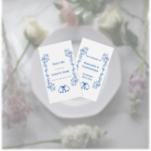 Scrollwork de Cartões de Casamento Sapphire