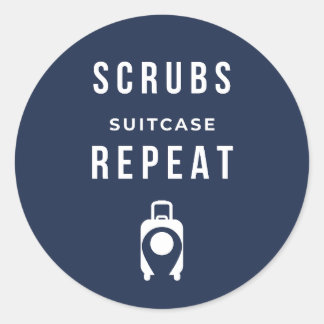 Scrubs Mala de Repetição - Adesivo Engraçado de En