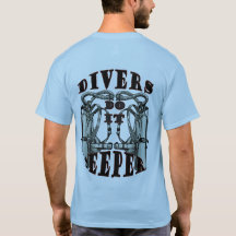 Scuba Divers Engraçado Faz Mens T-shirt Azul