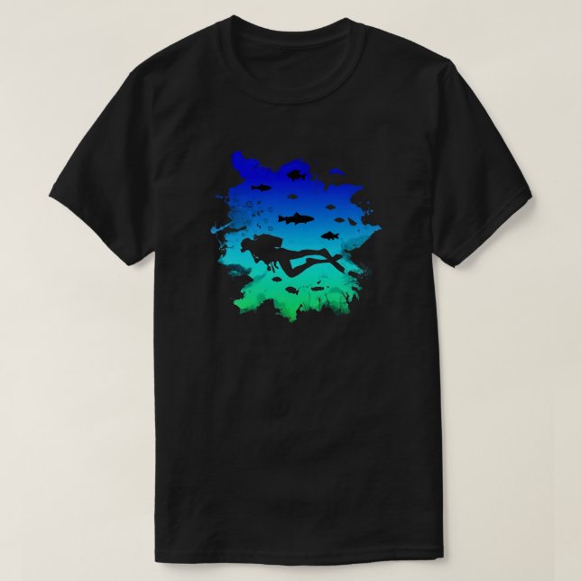 Scuba Diving T-Shirt (Frente do Design)