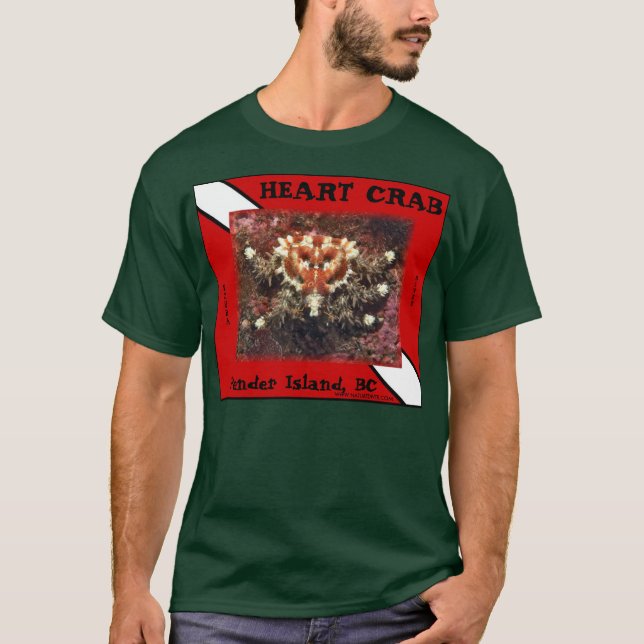 Scuba Merging Heart Crab - Camisa (Frente)