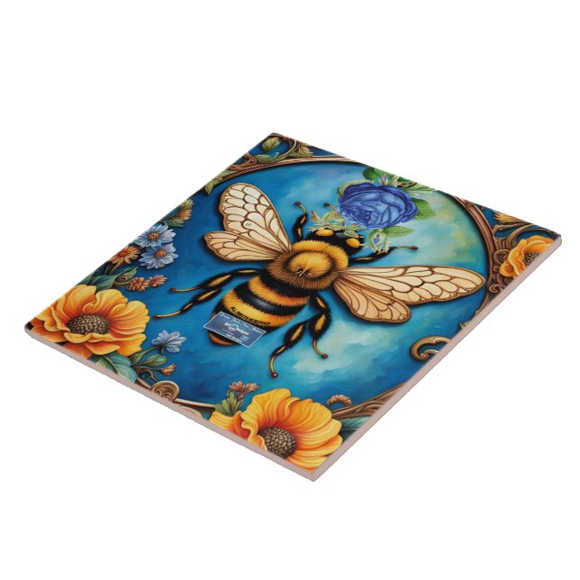 SDCs de azulejo (La Rosa) ©️ 2024 (Lateral)