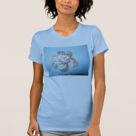 SDCs de Camisa T (ShellFlowerOnBlue) ©️ 2012