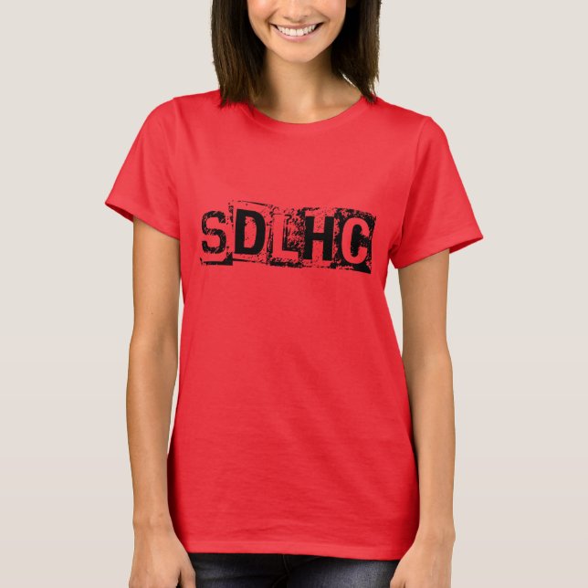 SDLHC - O t-shirt #3 das mulheres básicas (escolha (Frente)