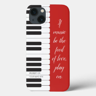 Se a música for a comida do amor - personalizado p