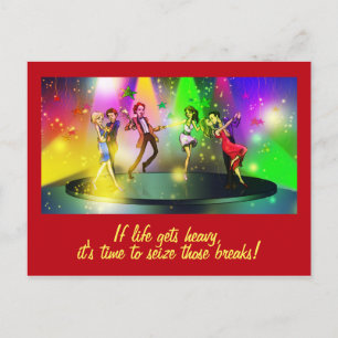 Se a vida receber cartão postal Inspiracional pesa
