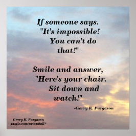 SE ALGUÉM DIZ POSTER