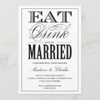 & SE CASAR | CONVITE DE CASAMENTO